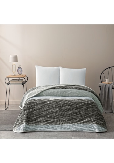 Taç Cosmos Çift Kişilik Battaniye Gri 000000001500219419 Gri