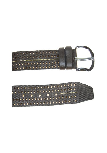Hakiki Deri Erkek Yıldız Delikli Kot Kemeri 4,5 Cm Çok Renkli