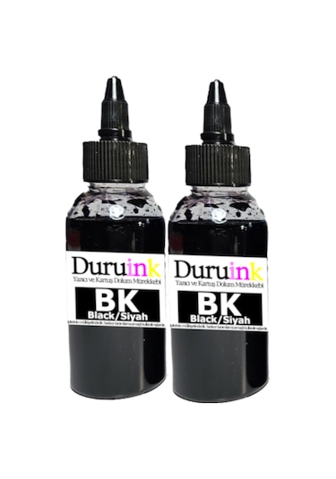 Duruınk Hp 2820e Hp 305 Kartuş Dolum Seti 2x100ml Siyah Mürekkep