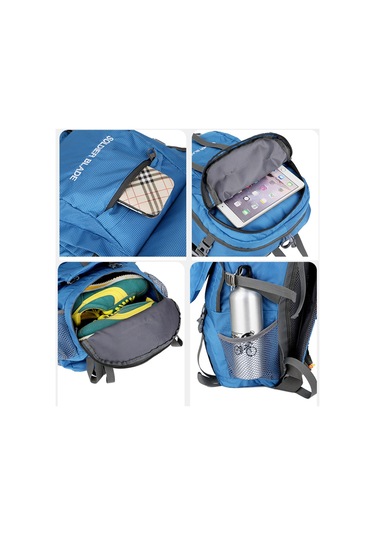 Hombey Açık Hava Çantası 50l Dağcılık Sırt Çantası Su Geçirmez Açık Hava Koşu Çantası Bisiklet Çantası Bü Koyu Yeşil