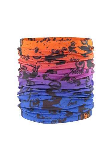 Ride To Love Colorful Dikişsiz Bandana & Balaklava