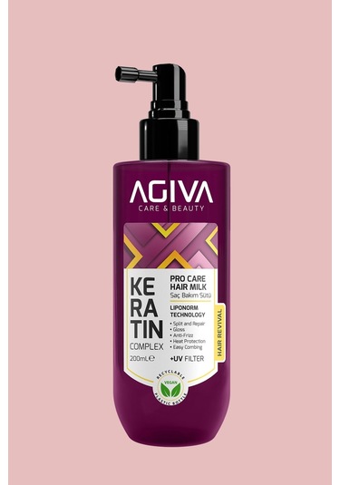 Agiva Keratin Saç Bakım Sütü 200 ML