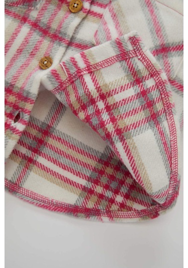 DeFacto Kız Bebek Ekose Desenli Flanel Uzun Kollu Gömlek D3044A524WNPN160 Pembe DeFacto Kız Bebek Ekose Desenli Flanel Uzun Kollu Gömlek D3044A524WNPN160 Pembe