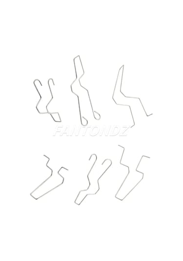 6 Adet Metal Far Ampulü Bahar Klipler H1 H3 H4 H7 Araba Far Ampul Tutucu Bahar Klipler Tokaları 5zhsfullkıt