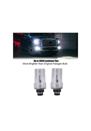 Moveevo D2r Oto Xenon Far Ampülü 3800lm 6000k Soğuk Beyaz, 50m Işık Mesafesi, Kolay Kurulum Plug&play