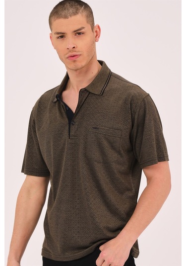 T0732 Dewberry Erkek T-shırt-hardal Hardal