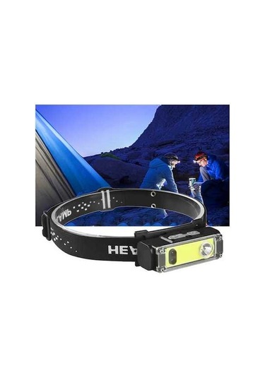 Ulzyvf Xpe+cob Usb Siyah Şarj Led Ful Far Far Edilebilir Rw Siyah