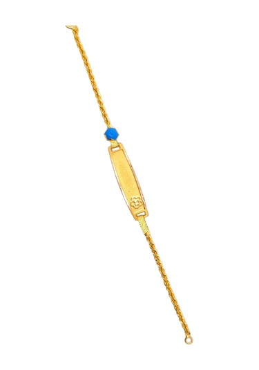 Cigold Taşlı Çocuk Bileklik 14 Ayar Altın 1.54 Gr Oa-c11303029261 Renkli Çok Renkli