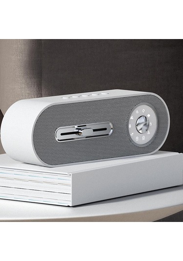 Suntek Bt Hoparlör Pratik Müzik Kutusu 9 Doğal Sesler Ev Beyaz