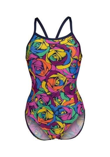 Arena Rose Parade Kadın Yüzücü Mayosu 006640907 Pembe - Sarı