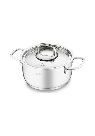 Jumbo Web New Myra 6 Parça Midi Çelik Tencere Seti Gümüş