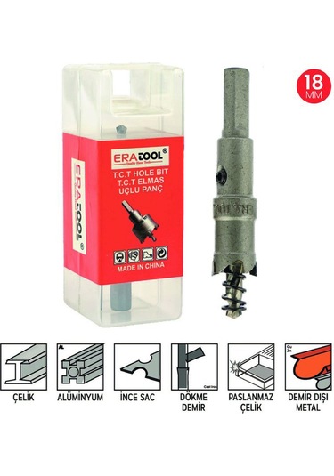 Tct 18mm Elmas Panç Era55841 Eratool