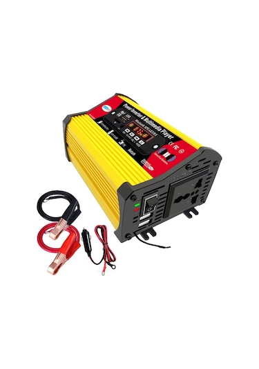 Solıke Tech 300w Modifiye Sinüs İnvertörü, Bluetooth Mp3/fm Multimedya Oynatıcı İle 12v İla 220v