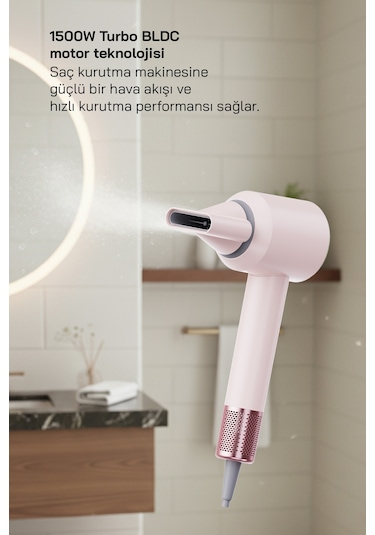 Sinbo Shd-1740 Bldc Saç Kurutma Makinesi - Şampanya Pembe