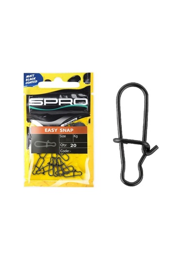Spro Mb Easy Snap Klips No:0 18Lb 8Kg