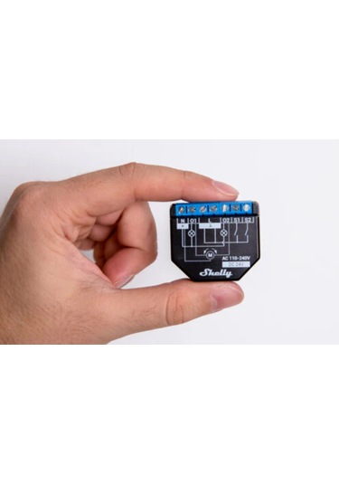 Shelly Plus2pm 2kanallı Wifi Enerji Ölçer Akıllı Ev Anahtarı Röle