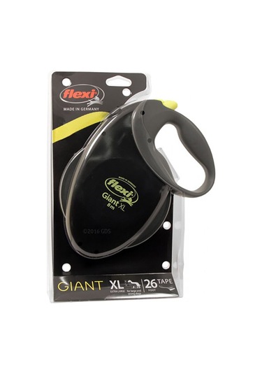 Flexi Giant Otomatik Köpek Gezdirme Tasması 8 M XL Siyah
