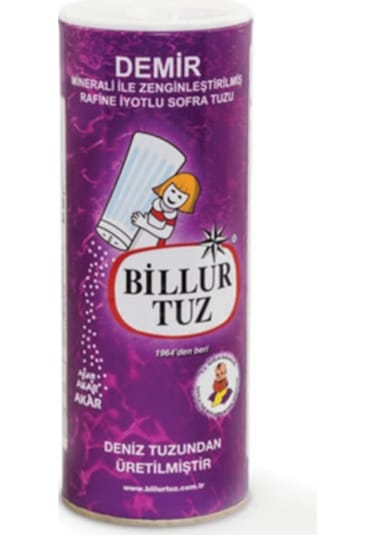 Billur Tuz Demir Minarelli 500 G