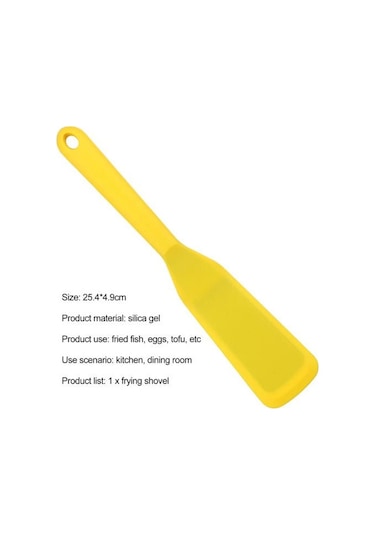 Koyu Yeşil Iyi Tava Kızarmış Kürek Isıya Dayanıklı Kızartma Biftek Asılı Delik Yüksek Sıcaklığa Dayanıklı Omlet Spatula Mutfak Aksesuarları