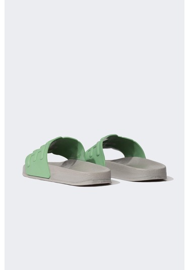 Defacto Erkek Çocuk Düz Taban Tek Bantlı Terlik C2763A824SMGN158 Yeşil