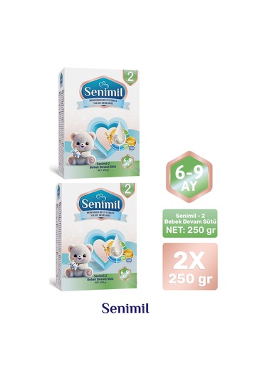 Senimil 2 Bebek Devam Sütü 250 G 2 Adet