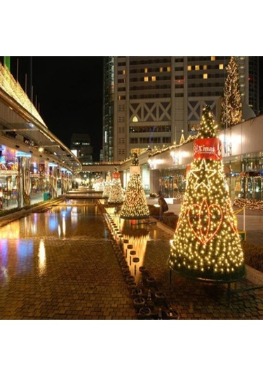 Gajeena Dış Mekan Su Geçirmez Renkli Aydınlatma 220v Av Ağı Işığı Noel Düğün Parti Dekorasyonu 1.5m X 1.5m Diğer