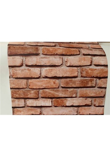 3 Boyutlu Tuğla Desenli Duvar Kağıdı (449401033)