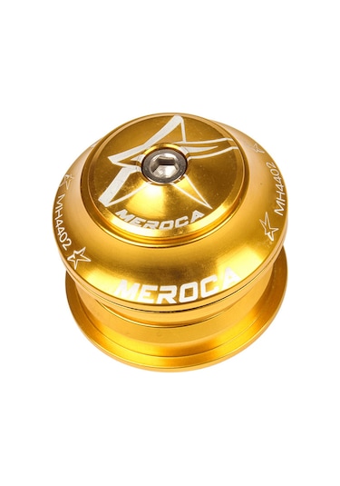 Hombey Mtb 44mm İç Gövde Direk Bileziği, Ultra Hafif Alüminyum, Kapalı İçin Kayışlı, Sessiz Döndürme, Sarı Turuncu