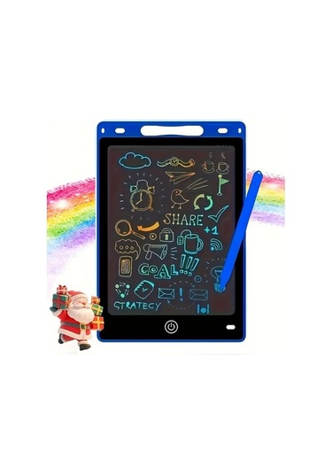 Trendooze Gaojunshop01 Renkli Lcd Tahtası Çizim Yazı Eğitici Kız Erkek Hediye Kırmızı+siyah Çok Renkli