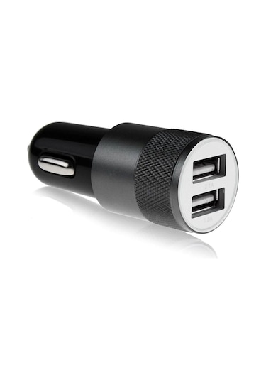 Tüm Araçlara Uyumlu Çift Usb Girişli Çakmaklık Şarj Cihazı