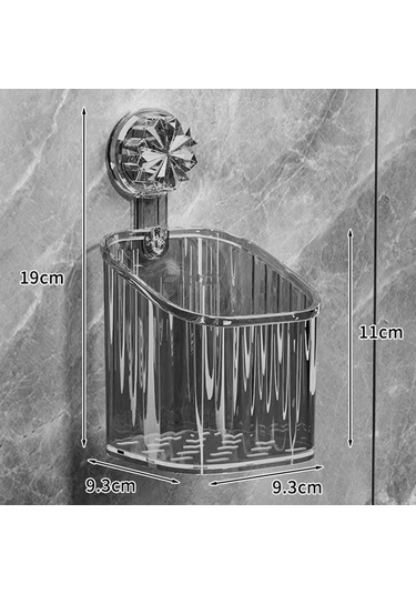 Pazly Yatak Suntek Rafı Magideal Gri-küçük Duş Çıkarılabilir Caddy Aj Çok Renkli