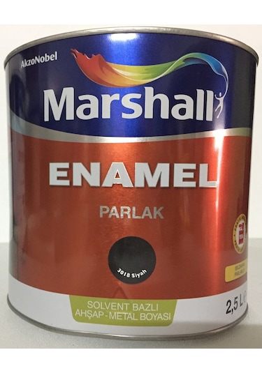 Marshall Enamel Parlak 2.5 Lt (Siyah)