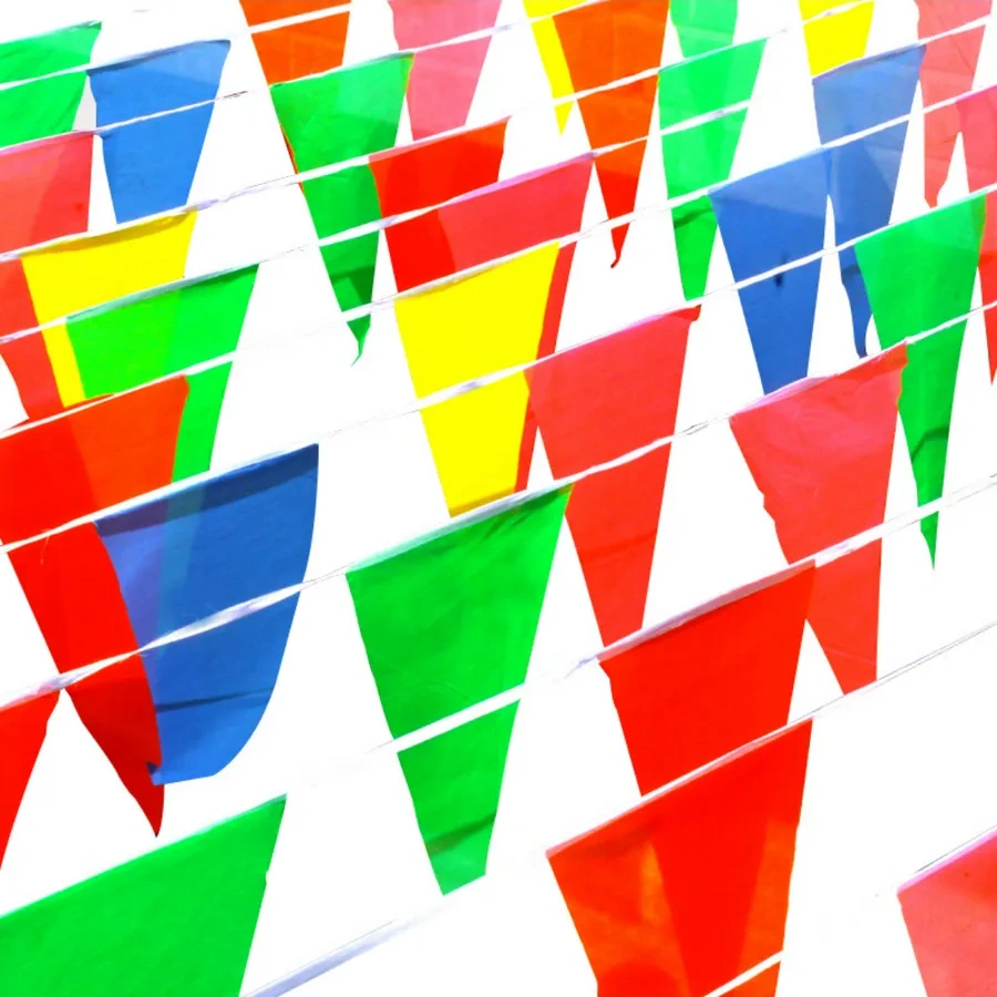 A Seller Kumaş Bayraklar Kırmızı İp Üzerinde Dekorasyon İçin Çelenk 259740009 Diğer