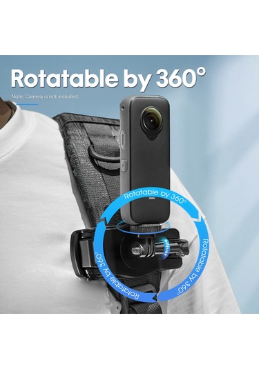 Jeehugo Startrc Kamera Askı Sabitleyici Klembi - 360 Döner, Askı Bağlayıcı, Uyumlu Djı Action/ınsta360 X3/gopro Hero Serisi İle Model:1110746