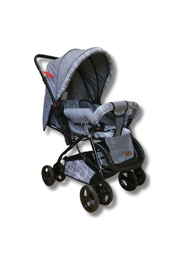 Jusso Dido Comfort Line Çift Yönlü Bebek Arabası Gri