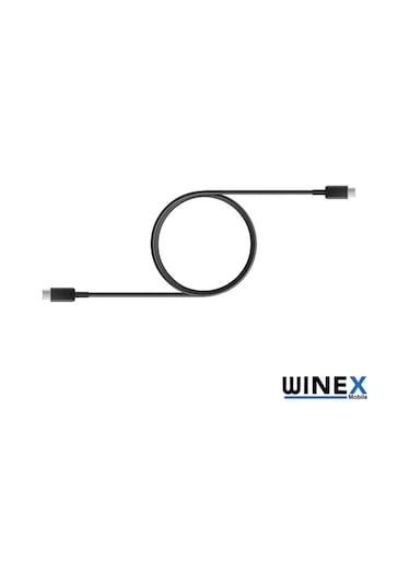 Winex Dg-977 Type-C To Type-C Data Ve Şarj Kablosu Siyah