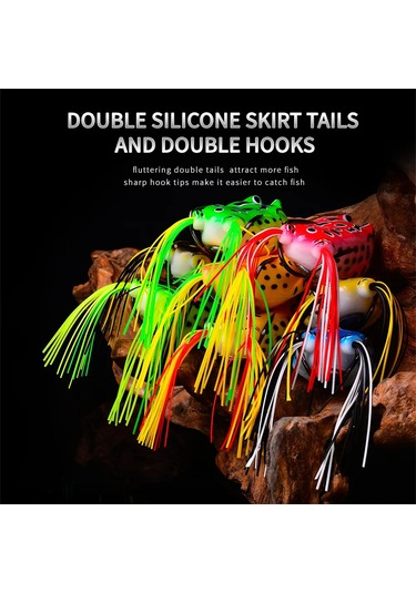 Neevoyu Yüzen Kurbağa Yem Seti - Tuzlu/tatlı Su Balıkçılığı İçin Yapay Yemler