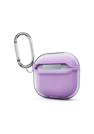 Kilifone -  Airpods Uyumlu 4. Nesil - Kılıf Askı Aparatlı Kulaklık Kılıfı Airbag 42 - Füme