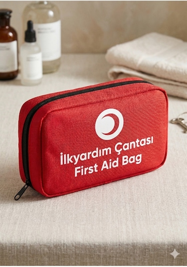 Araç İlk Yardım Çantası Tüvtürk Uyumlu Set