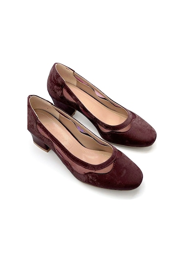 Park Moda Parkmoda Kadın Topuklu Ayakkabı Bordo Bordo