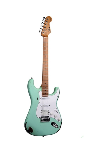 Lea Rlc-100 Sg Limited Edition Heavy Relic Elektro Gitar Surf Green
