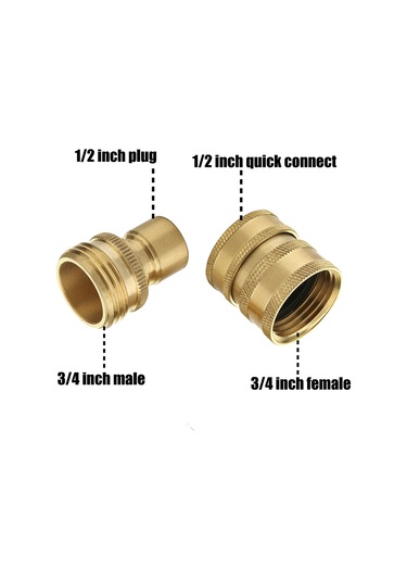 Neevoyu 8 Parça Bakır Yüksek Basınç Temizleyici Adaptör Seti - Temizliği Verimli Hale Getirin