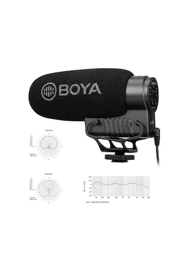 Boya By Bm3051S Stereo Mono Shotgun Mikrofon