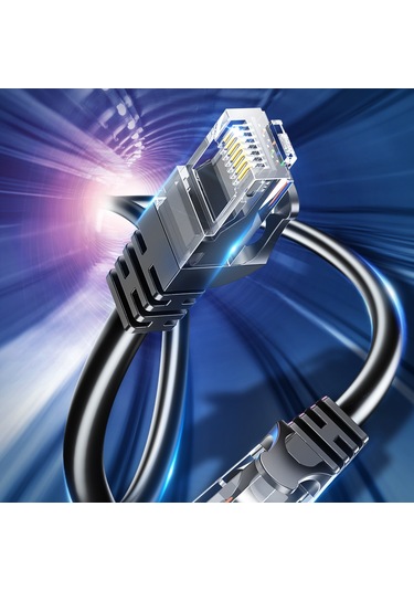 Essager CAT6 LAN RJ45 Ağ Ethernet Kablosu 2 Metre  - Yuvarlak Tel Round Wire
