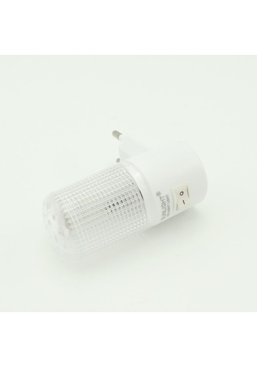 Kısa Led Gece Lambası 0,5W Tasarruflu Işıklı Fişli Düğmeli 2'Li