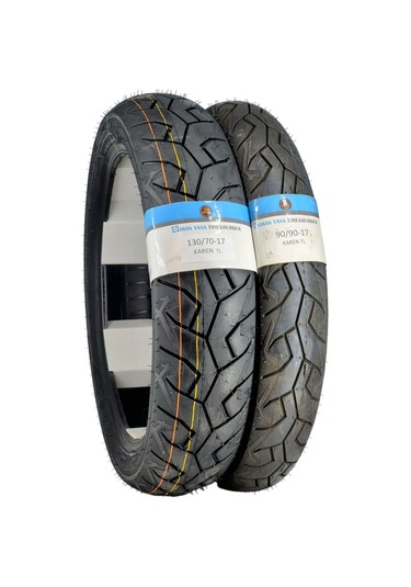 130/70-17 Ve 90/90-17 Tl Tubeless - Dubleks Motosiklet Lastiği Takım