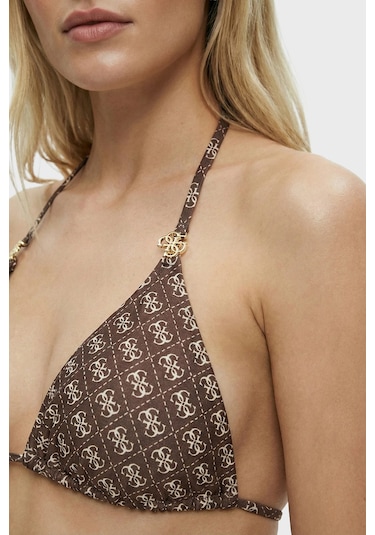Guess Bayan Bikini Üstü E6gj48 Kcbj0 Pmlz Kahve Kahve