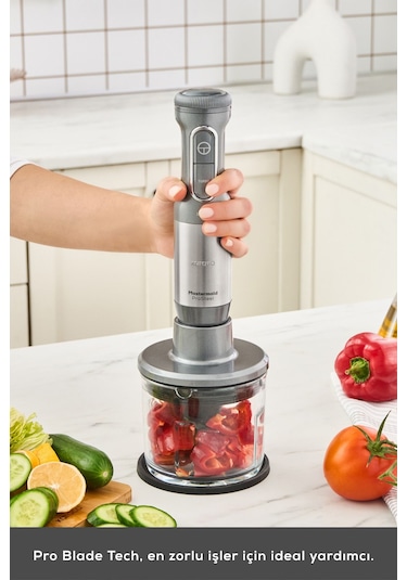 Karaca Mastermaid Prosteel Cam Hazneli 1000 W Mikser Blender Set