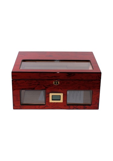 Premiumquality Lince Kırmızı Sedir Humidor Puro Kutusu