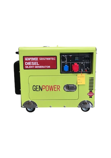Genpower Gdg 7000 Tec 7 Kva Dizel Ses Izolasyon Kabinli Jeneratör